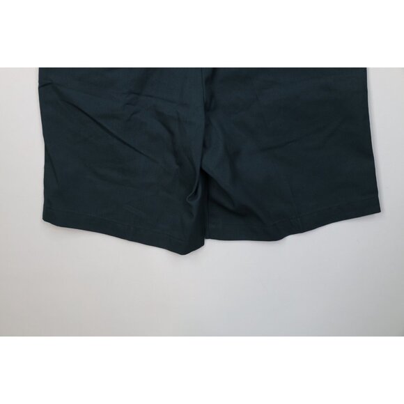 Vintage 90s Streetwear Mens Size 34 Faded Workwear Mechanic Chino Shorts Green - Picture 12 of 12